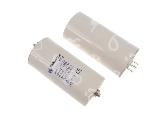 kondenzátor SC 1141, 40 uF, 450 V, d = 45x95 mm, (4 x faston + šroub)